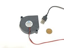 USB PLUG - 60mm 5v fan Brushless Exhaust Centrifugal Blower Computer Gdstime picture