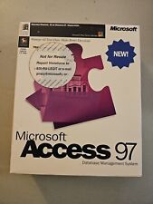 Vintage Microsoft Access 97 Database Management System 1997,New Old Stock  picture