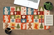 3D Snowman Gift 27 Christmas Non-slip Office Desk Mat Keyboard Pad Game Zoe picture