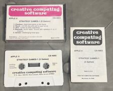 Apple II Creative Computing Strategy Games CS-4003 HTF RARE VINTAGE 1978 picture