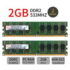 Hynix 4GB 2x 2GB DDR2 PC2-4200U 533MHz 2Rx8 CL4 PC DIMM RAM Desktop Memory RAM picture