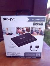 New PNY 500 SSD With Transfer Cable, Internal SSD, Complete Upgrade Kit picture