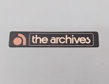 THE ARCHIVES - Vintage Computer Label, Rare Tag, Sticker, New Old Stock picture