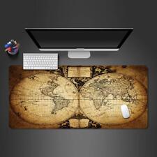 Old World Map Mouse Pad Large Office Computer Desk Mat Vintage Mousepad Game picture