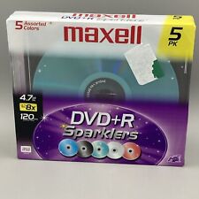 Maxell DVD+R Sparkler 5-pack Blank Media - New in Package  picture