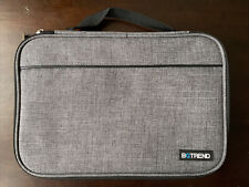 BG Trend Pad Carrying/ Storage Case Gray With Black Trim NEW without Box picture