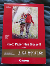 (100 Sheets) Canon Photo Paper Plus Glossy II PP-301 picture