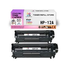 2Pk TRS 12A Q2612A Black Compatible for HP LaserJet 1010 1012 Toner Cartridge picture