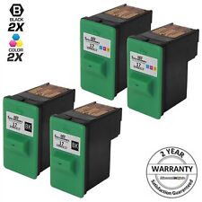 4pk BLK & COLOR Ink Cartridge for Lexmark 17 27 10N0217 picture