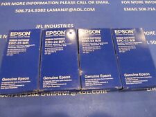 Epson Ribbon ERC-23 B/R Black/Red Cartridge, New Unused  Lot of 7ea picture
