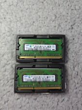 LOT (2)Samsung 2GB (2X2GB) 1Rx8 PC3-8500S Laptop Memory RAM picture