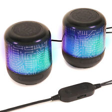 ENHANCE Voltaic SC2 Computer Speakers - Stereo Speakers with USB | 3.5mm AUX picture