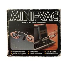 Vintage Mini-Vac Electronics Cleaning Kit Computers Retro Old Tech Collectible picture
