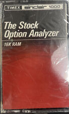 The Stock Option Analyzer Game Sinclair ZX81 Timex 1000 & 1500 computer RARE NEW picture