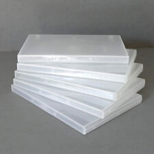 5 (FIVE) CLEAR Single DVD Cases Standard 14mm Transparent Sleeve Clips LOT NEW picture