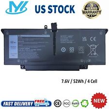 JHT2H Battery For Dell Latitude 7310 7410 Series 0WY9MP 04V5X2 HRGYV 0HRGYV P34S picture