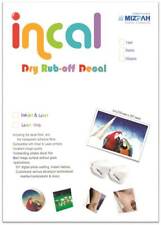 [Incal]  Dry Rub-off Decal  for Laser  Printer - 20 Sets(A4) picture