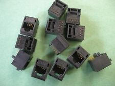 (1 lot of 12 Pcs) NEW Unshielded RJ45 8 Pin Network Modular PCB Connector Jacks picture