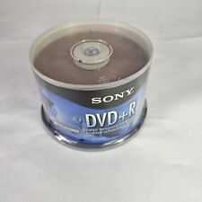 Sony DVD+R 50 - Pack Spindle Blank Media 4.7GB 120 min Brand New Factory Sealed picture