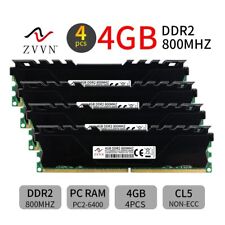16GB 4x 4GB DDR2 800MHz PC2-6400U 240Pin CL5 DIMM intel Desktop Memory RAM ZVVN picture