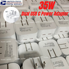 Wholesale Lot 35W Dual USB Type C Power Adapter Block For iPhone 14 13 12 X iPad picture