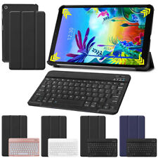 US For LG G Pad 5 10.1 inch FHD LM-T600L 2019 Tablet Keyboard Leather Case Cover picture