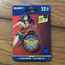Emtec Wonder Woman USB 32 GB Flash Drive Keychain Back to School DC New picture