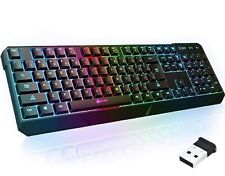Chroma Wireless Gaming Keyboard RGB - Backlit Wireless Keyboard - Long-Lastin... picture