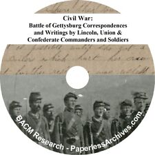 Civil War: Battle of Gettysburg Correspondences and Writings by Lincoln, Union & picture
