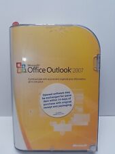 Microsoft Office Outlook 2007 w/Key Clean Disc See Pics Rare No Scratches picture