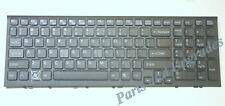 OEM Sony Vaio VPC-EH VPCEH BLACK Laptop Keyboard With Frame AEHK1U00110 NEW USA picture