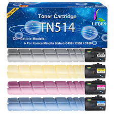 Konica Minolta TN-514Y TN-514M, TN-514C, TN-514K Toner Cartridge bizhub C458 picture