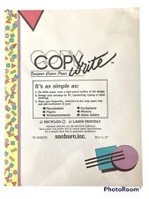 VINTAGE 1980’s Sonburn Copy Write Designer Paper 50 Sheets 8.5”x11” SEALED NEW picture