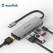 Wavlink 4K HDMI 6-in-1 USB-C Hub/Adapter for Windows&Mac/SD Cards Reader/65W PD picture