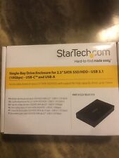 StarTech.com Drive Enclosure for 2.5in SATA SSD / HDD - USB 3.1 [10Gbps] - USB-A picture