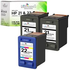 3PK for HP 21 HP 22 Ink Cartridges FAX 1250 3180 PSC 1219 1401 1406 1410 1415 picture