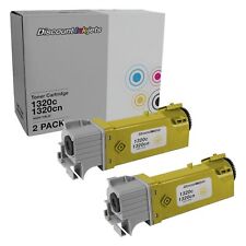 2PK Yellow Laser Toner Cartridge for Dell 1320 1320c KU054 310-9062 3109062 picture