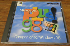 MICROSOFT PLUS 98 COMPANION CD ROM (1998) VGC USED W/KEY picture