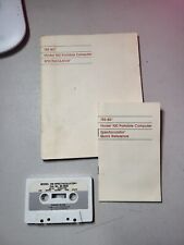 Vintage Radio Shack TRS-80 Model 100 Spectaculator cassette 26-3828 W manuals picture
