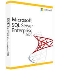 SQL Server 2022 ENTERPRISE 96 Core License, unlimited User CALs Physical Item picture