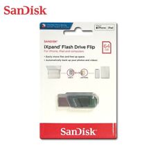 SanDisk iXpand 64GB Flash Drive Flip USB 3.1 Lightning USB For iPhone SDIX90N picture