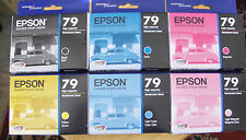 Set 6 Genuine Epson 79 T079 InksT0791-T0795-T0796 (no box) OEM_Printer1400/1430 picture
