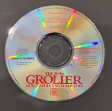 1996 Grolier Multimedia Encyclopedia, PC CD-rom,  Windows 95, Windows 3.1 picture