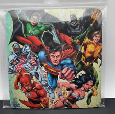DC COMICS Square Mouse Pad Superheroes Superman Batman Wonder Woman Flash picture