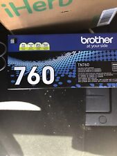 New Sealed Genuine BROTHER Cartridge TN760 High Yield Black Toner picture