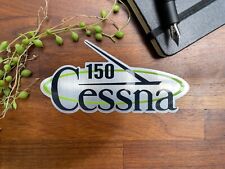 Cessna 150 Brushed Aluminum Vinyl Sticker picture