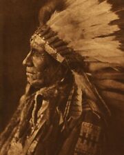 Sioux Chief Native American Indian Mousepad 7 x 9 Vintage Photo mouse pad art picture