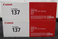 Sealed New Lot of 2 Canon Image Class Cartridge Toner 137 picture