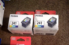 lot 2 Canon 241 tricolor  Ink Cartridges  OEM sealed FAST SHIP picture