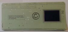 Vintage Computer Punch Card with Microfiche Microfilm RARE Green BELL picture